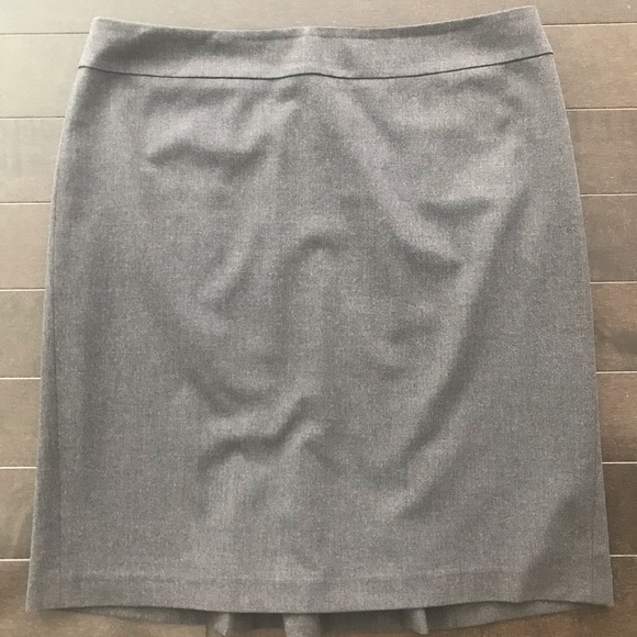 Charcoal Gray Ann Taylor Skirt - Picture 2 of 7